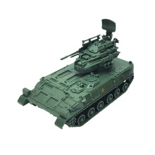 1:72 4D Tank Model DIY Tracked Crawler Chariot for Table Green Fort