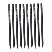 10Pcs Writing Pencils Portable Graphite Pencils for Shading Drafting W