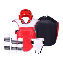 Male Taekwondo Protective Gear Set Karate Clothing for Martial Arts Tr