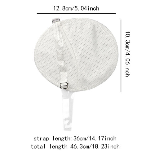 2x Underarm Pad Non Visible Comfortable with Shoulder Strap Armpit Swe 1