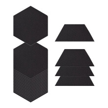 Hexagon Surfboard Traction Pads Deck Pads for Fish Board Skimboard Gri