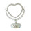 Tabletop Makeup Mirror Vintage Desktop Stand Mirror for Hotel Vanity B 1