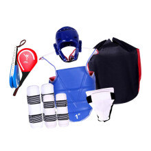 6 Pieces Taekwondo Protective Gear Set Crotch Protector with Shin Arm