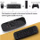 M8 Wireless Voice Air Mouse 2.4G Dual Mode Wireless  Keyboard Rechargeable Remote Control for  TV Box 6