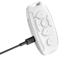 Rechargeable Remote Control Wireless Controller Camera Stick Shutter Release for Phones E-Book Page Turn B