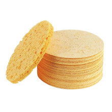 Compressed Facial Sponges for Face Cleansing Reusable Cosmetic Sponge