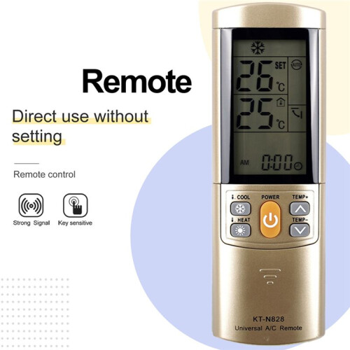 KT-N828 Universal AC Remote Control Conditioner Remote Control KT-N828 - Efficient Replacement Remote 2