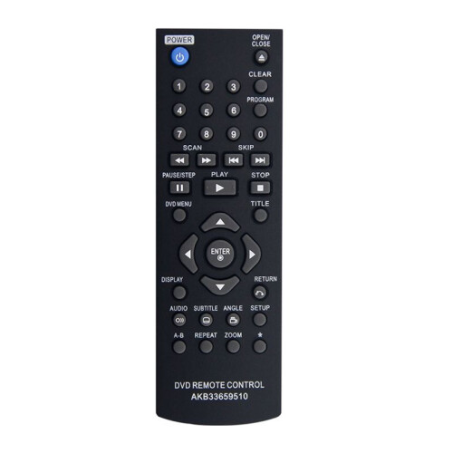 Remote Control AKB33659510 Replace for  DVD Player DP122 DP520 DP522 DP930 DP932 DVX440 DVX352 DVX380 DVX390 DVX550