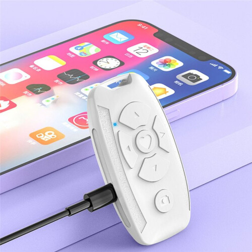 Rechargeable  Remote Control Wireless Controller Camera Stick Shutter Release for Phones E-Book Page Turn B 1
