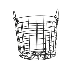 Wire Iron Basket Organizing Large Storage Basket Bins for Home Closet