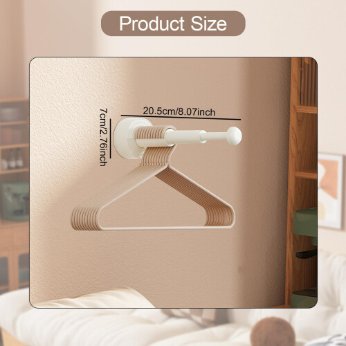 Hanger Organizer Space Saving Removable Suction Cup for Bathroom Wall 1