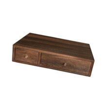 Wood Desktop Organizer Makeup Organizer for Paper Clips Toiletries 2 d