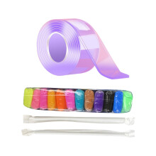 Double Sided Tapes Removable Classroom Pinch Toy Making Nano Tape Bubb