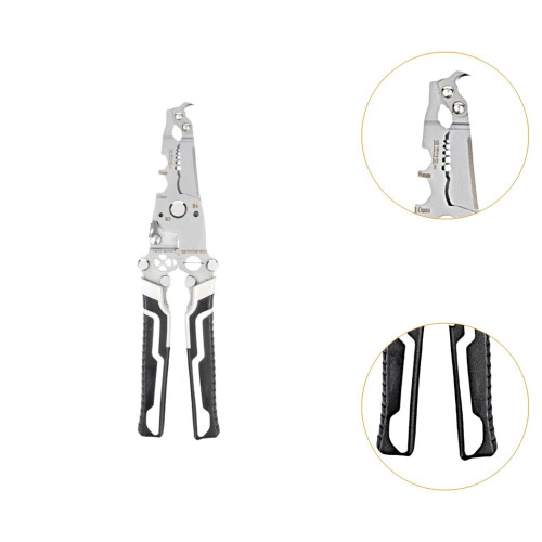 Wire Cutter Home Industrial Improvement Foldable Wire Stripper Crimper 2