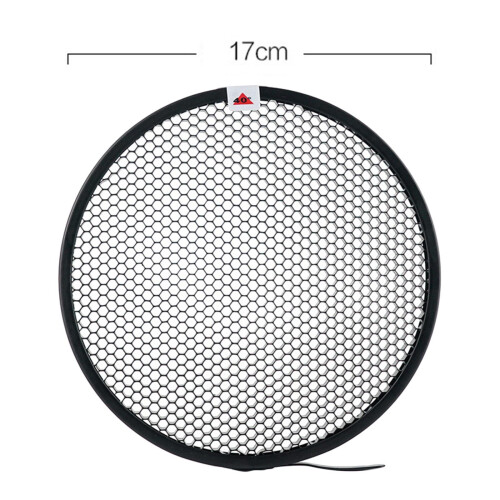 6.69"/ 17cm Standard Reflector Diffuser with Honeycomb Grid for Strobe 1