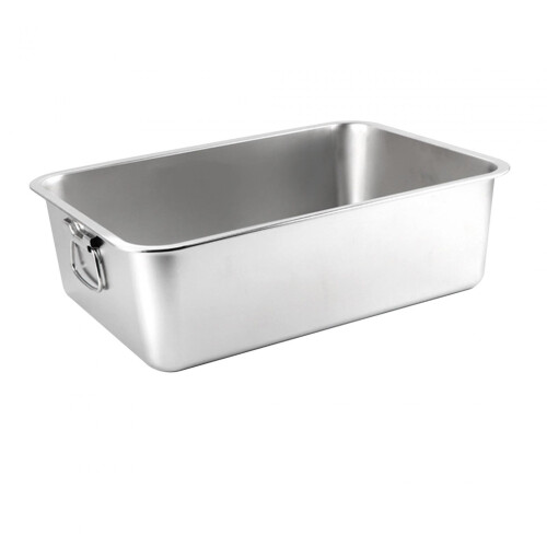 Stainless Steel Cat Rabbit Litter Box Smooth Edge Rustproof Kitten Pot