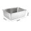 Stainless Steel Cat Rabbit Litter Box Smooth Edge Rustproof Kitten Pot 2