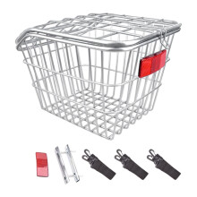 Bike Rear Basket Iro Bicycle Cargo Rack for Riding Accessories Cycling