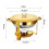 Chafing Dish with Lid Buffet Server and Warmer for Household Parties B 2