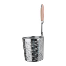 Pasta Noodle Strainer Skimmer Mesh Pasta Basket for Draining Chips Dum