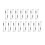 30x Plastic Golf Tees Low Friction Stable Unbreakable Golf Holder for 1