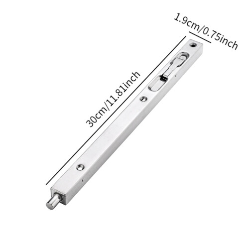 Flush Bolt Latch Replacement Sturdy Stainless Steel for Home Apartment 1