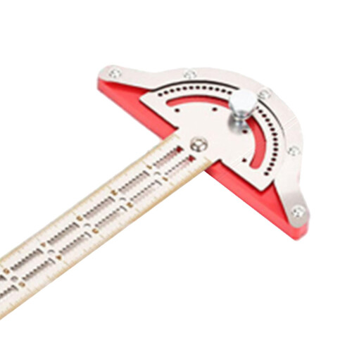 T Ruler Multi Angle Ruler Protractor Measure Tool for Woodworkers Vers 2
