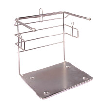Bag Organizer with Base Steel T Shirt Bag Rack for Home Grocery Store