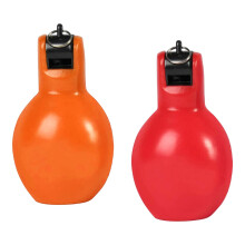 2 Pieces Hand Squeeze Whistles Loud Sports Whistle for Hiking Indoor O