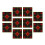 10Pcs Target Stickers Adhesive Splatter Targets for Hunting Training S 1
