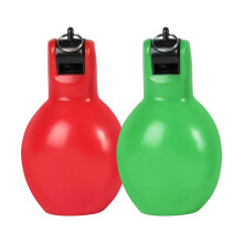 2 Pieces Hand Squeeze Whistles Loud Sports Whistle for Hiking Indoor O