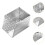 Filter Basket Fast Flow Reusable Sink Strainer for Sewer Balcony Floor 3