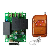 433MHz Universal Wireless Remote Control AC220V Relay Module and 500m Transmitter for Light/Garage Gate/Motor