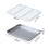 Baking Sheet Pan with Rack Stainless Steel Durable Cookie Pan for Rest 2