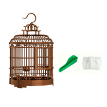 Luxury Bird Cage Hanging Hook Parrot Stand Cage for Canary Finches Par