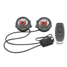 Kit de Faros LED Devil Eye, Luces Dinámicas para Automóvil de 12 V con Control Remoto, Kits de Actualización de Ojos de Control, Conjunto de Faros