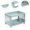 Guinea Pig Bed Double Layer Sturdy Hamster Hiding Sleeping for Hamster 3