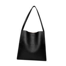 Women's Leather Shoulder Bag Satchel Elegant Bucket Bag for Outdoor Va