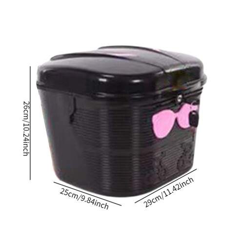 Electric Bike Front Basket Lock Design Practical for Riding Biking Bic 1