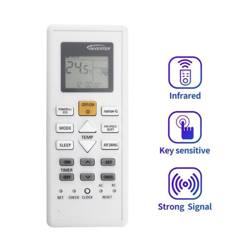 Replace A75C18090 AC Remote Control for  A75C18090 Air Conditioner Remote Control 1