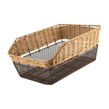 Bicycle Rear Basket Organizer Pannier Bike Basket for Outdoor Picnic C