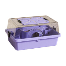 Large Hamster Cage Sugar Glider with Openable Top Double Layer Cage Pu