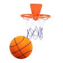 Silent Basketball with Hoop Easy to Grip Party Favors Silent Ball Toy