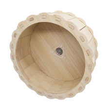 Hamster Wooden Running Wheel Exercise Wheels Toy for Guinea Pig Rat He