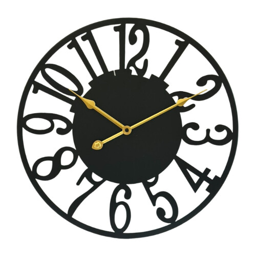 Wall Clock 16 inch Modern Easy to Read Silent for Classroom Living Roo