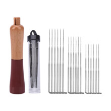 Wood Handle with Felting Needle Wool Needle for DIY Sewing Painting Be