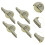 4x Push Pull Window Pulley Wear Resistant Nylon Rollers Kitchen Nylon 3