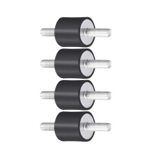 4x Rubber Studs Shock Absorber Buffers for Water Pumps Gasoline Engine