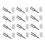 12 Pieces Self Tapping Screws Wardrobe Partition Nails for Cupboard Wa 1