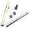 Pool Cue Stick Professional with Chalk with White PU Leather Case Pool 1